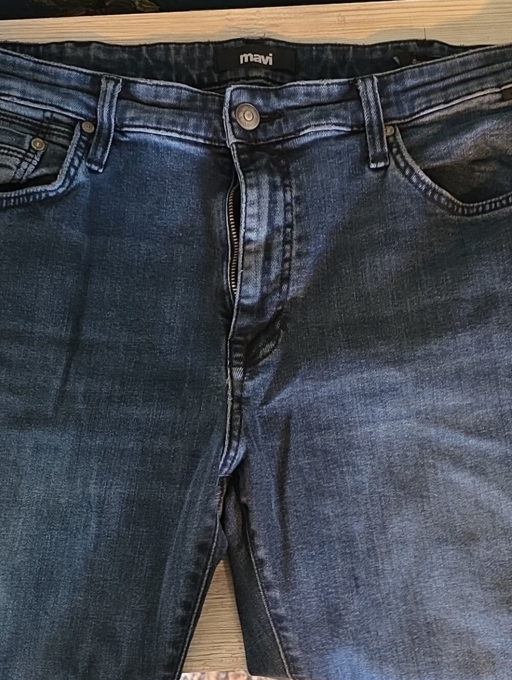 Mavi Relaxed Fit Men's Jeans in Dark Blue Wash
